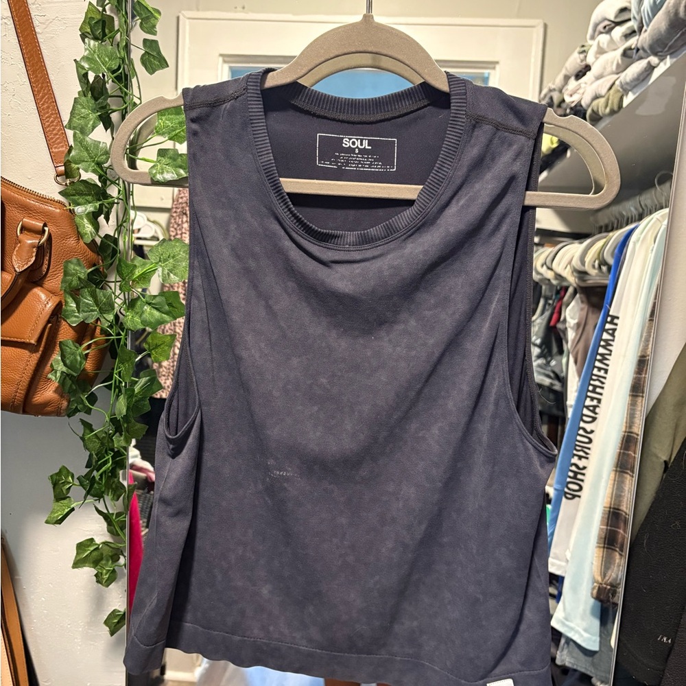 SOUL Naturalizer Charcoal Muscle Tee